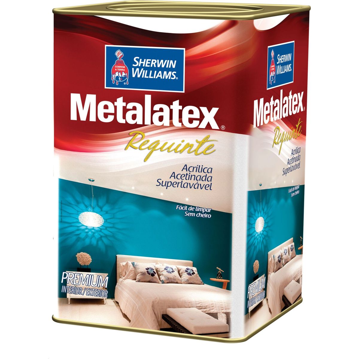 Base W Metalatex Acrílico Requinte Superlavável, 16L, marca Sherwin Williams - Foto Principal