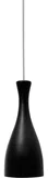 Pendente Td 1003 E27 1 Lâmpada Preto Fosco 33x15x15cm