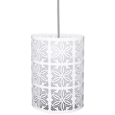 Pendente Renda Metal Branco Fosco 