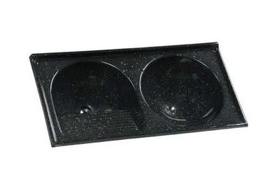 Tanque Sinttico Duplo Preto 110x55cm A. J. Rorato