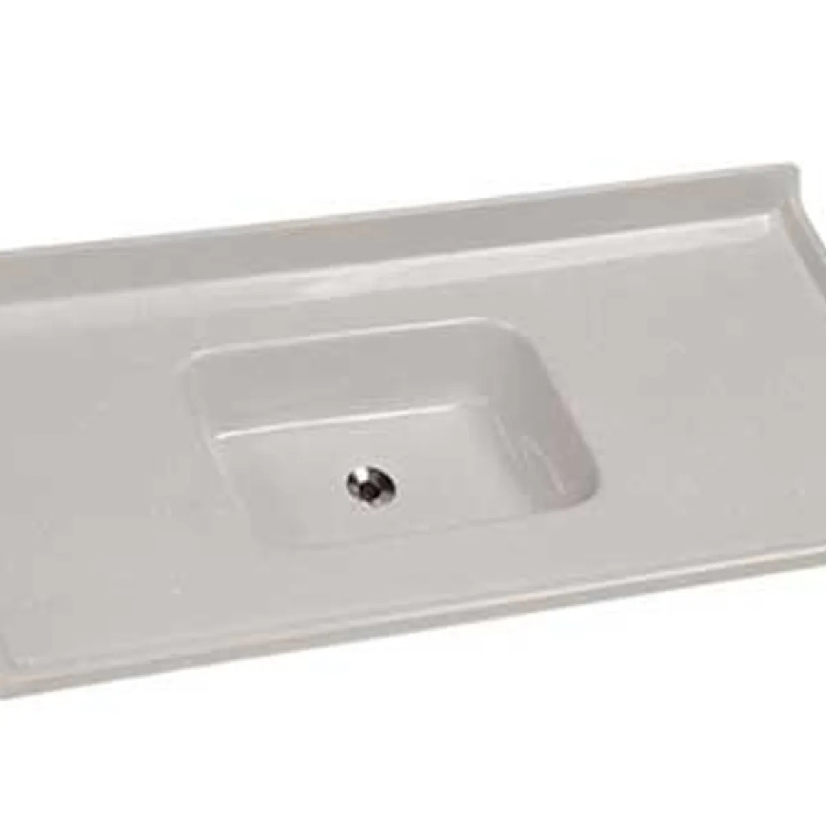 Pia Sintética, Cinza Claro, 120x55cm, marca A. J. Rorato - Foto 2