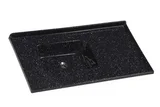 Pia Sintética Deslocada Preto 100X53cm Rorato