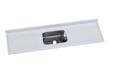 Pia Sinttica com Cuba Inox Roralit 55x15x180cm Pedra Clara