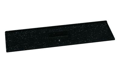 Pia Sinttica Granitada Standart 15x55x200cm Pedra Escura