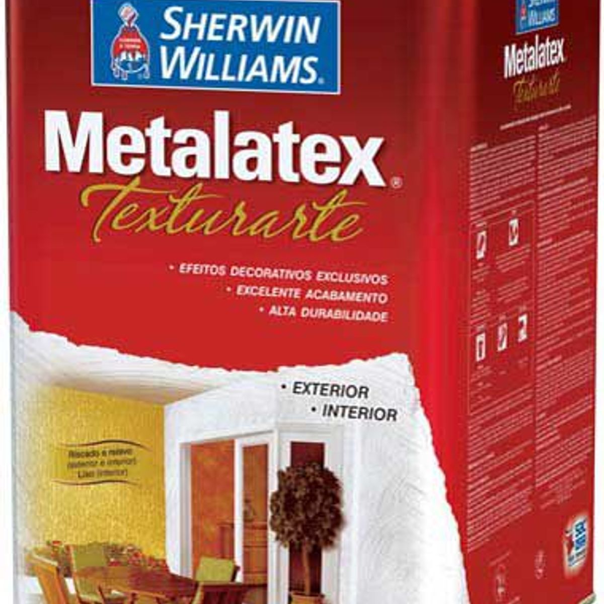 Base XY Color Metalatex Textuarte Liso 14L, marca Sherwin Williams - Foto Principal