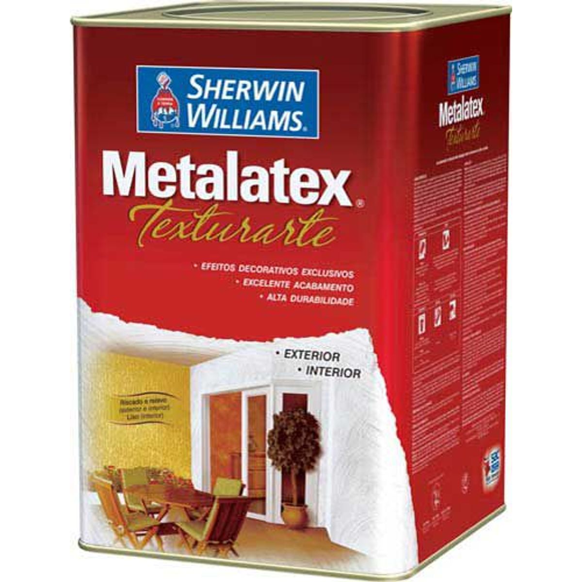 Base XY Color Metalatex Textuarte Liso 14L, marca Sherwin Williams - Foto Principal