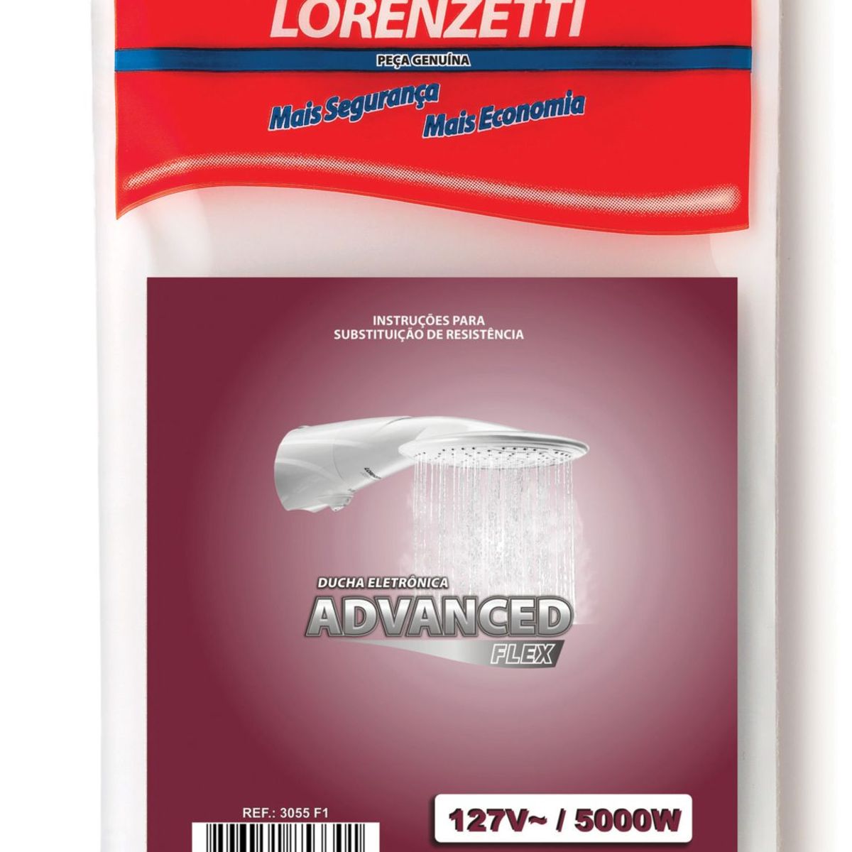 Resistência Advance Flex 5500W Branco 127V 30X22X34, marca Lorenzetti - Foto Principal