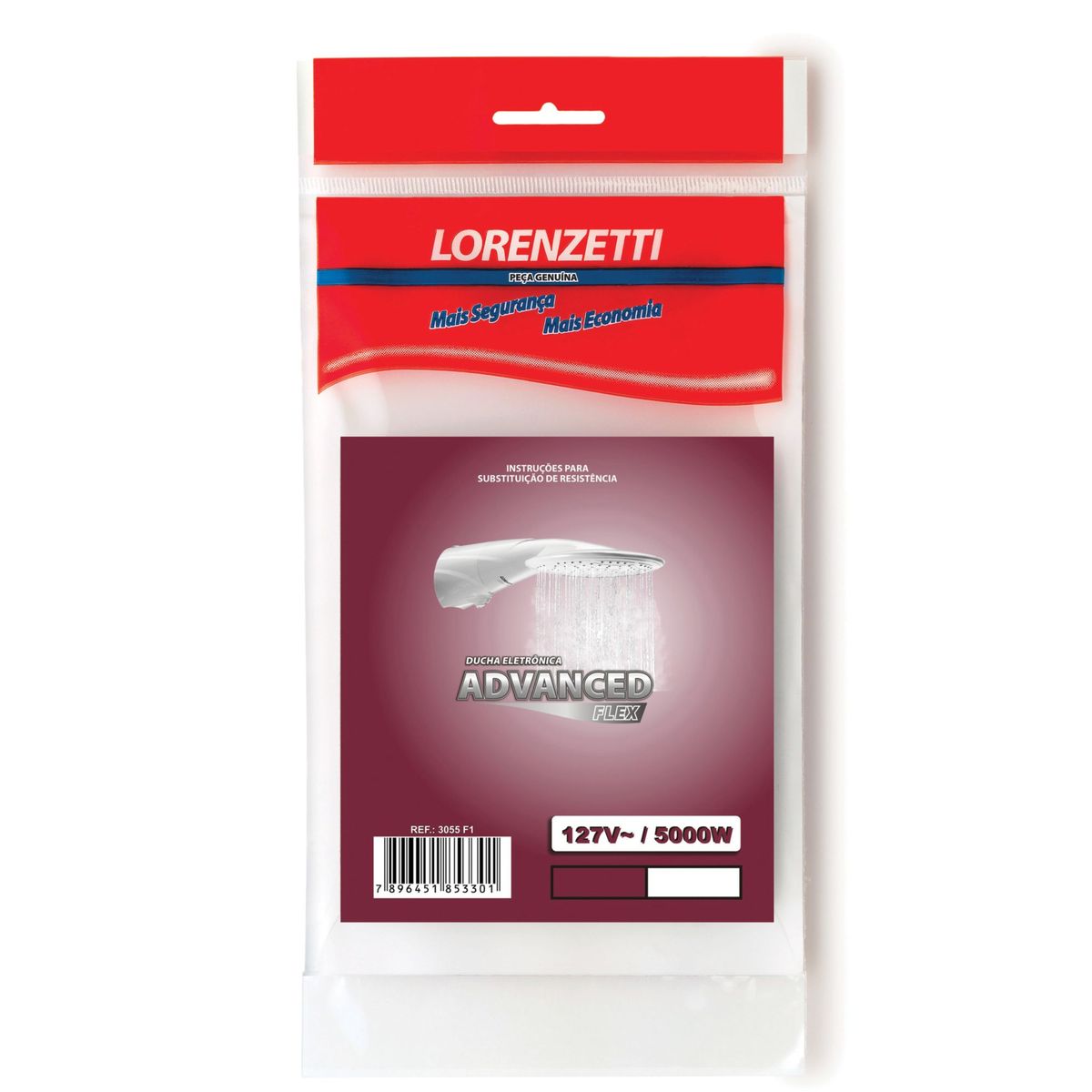 Resistência Advance Flex 5500W Branco 127V 30X22X34, marca Lorenzetti - Foto Principal