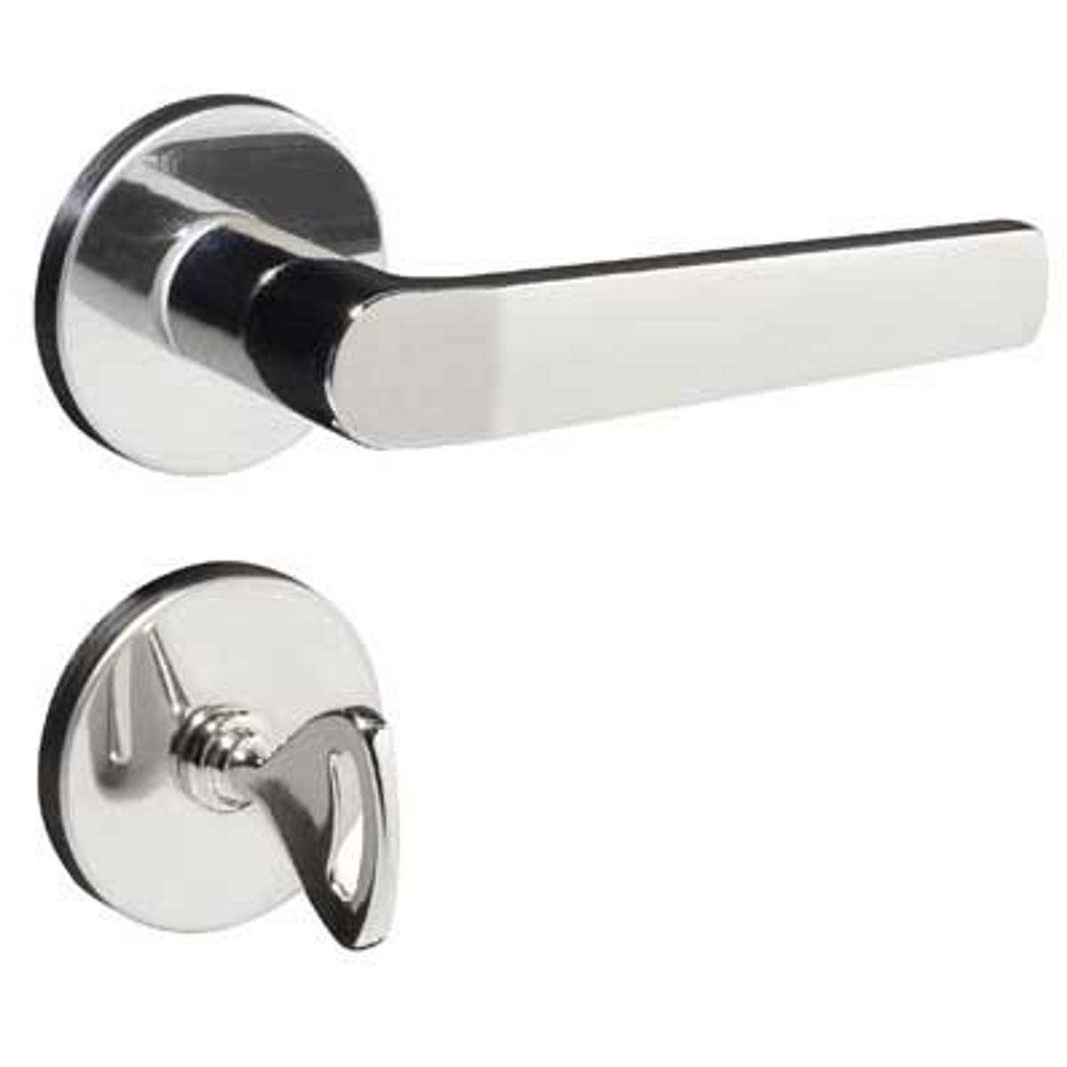 Fechadura 403 WC (Banheiro) 40mm Cromado, marca Pado - Foto Principal