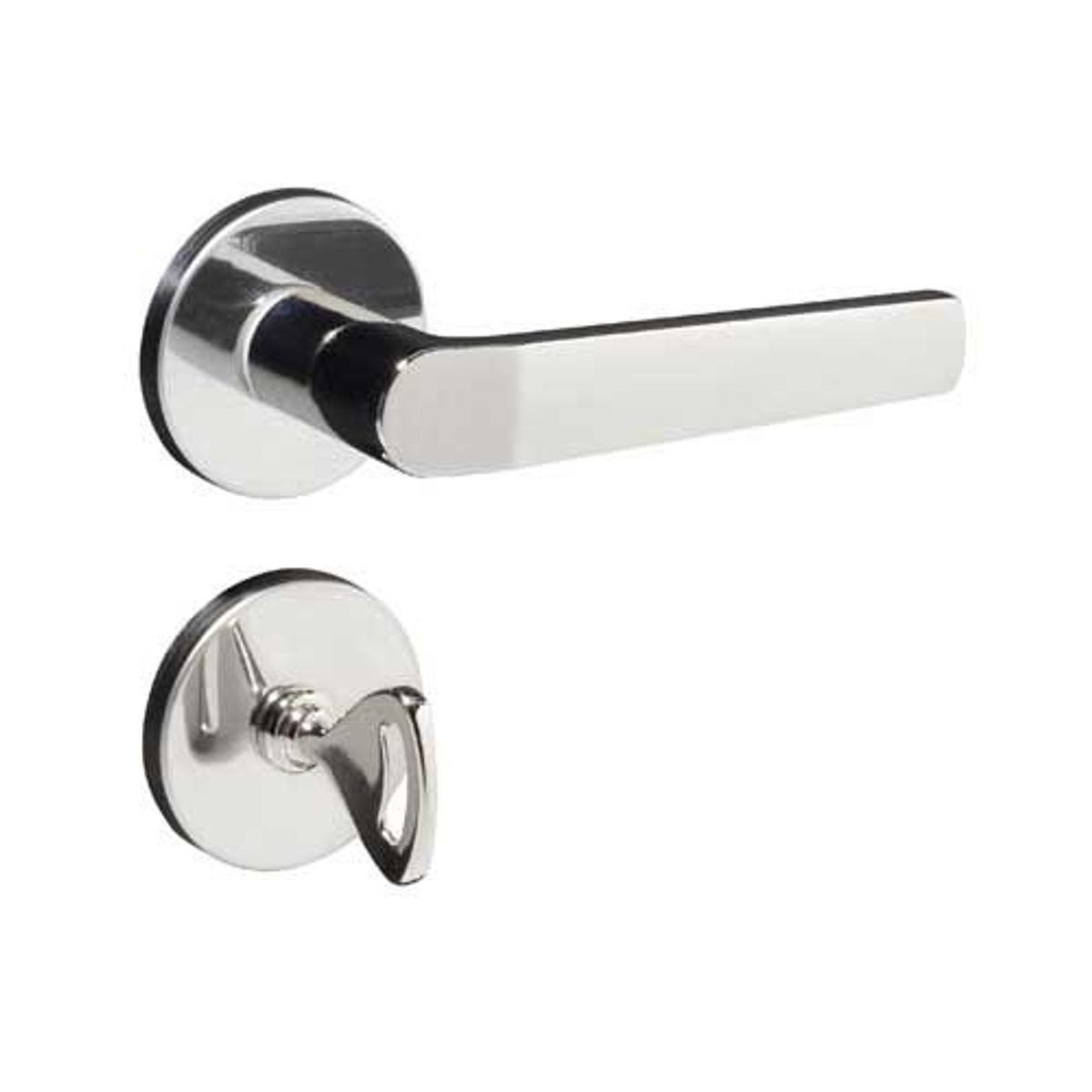 Fechadura 403 WC (Banheiro) 40mm Cromado, marca Pado - Foto Principal