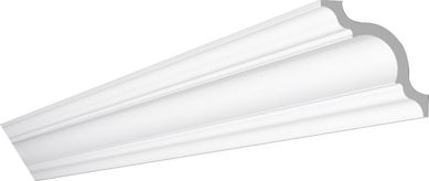 Roda-Teto Moldurado Frisaddo 8x8cm Barra 200cm Poliestireno Para Pintura D10
