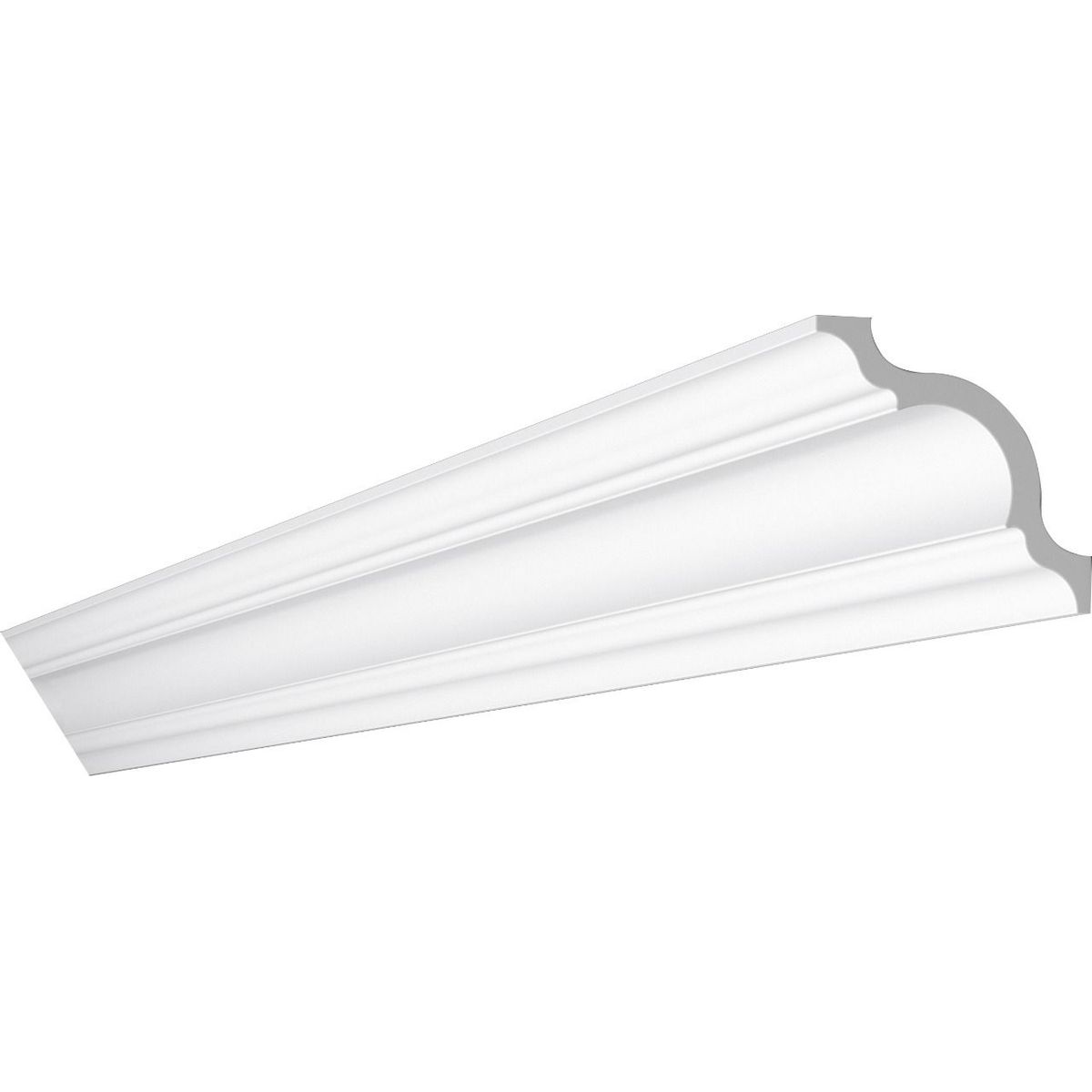 Roda-Teto Moldurado Frisaddo 8x8cm Barra 200cm Poliestireno Para Pintura D10, marca Gart - Foto Principal