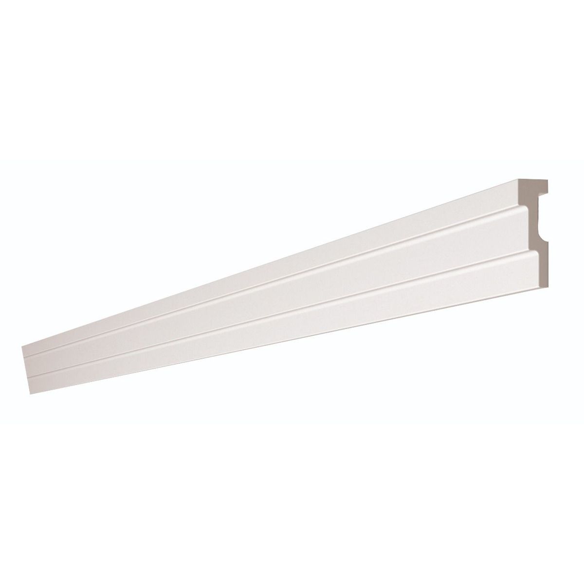 Roda-Teto Moldurado Frisaddo 6x2cm 2 Barras 200cm Poliestireno Para Pintura D12, marca Gart - Foto Principal