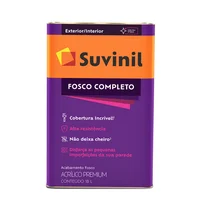 Tinta Fosco Exterior e Interior Fosco Completo Premium 18L Palha