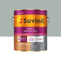 Esmalte Sintético Brilhante Cinza Médio 3,6L Cor e Proteção Premium para Madeiras e Metais