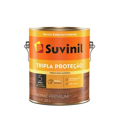 Verniz Filtro Solar Brilhante 3,6L Interior e Exterior Mogno 