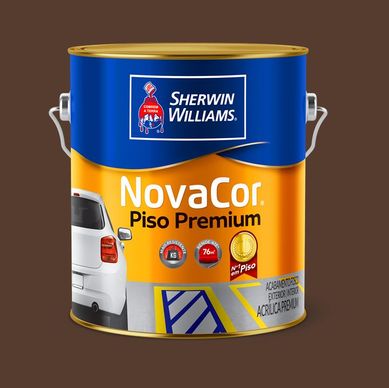 Tinta Fosco Exterior e Interior Novacor Piso 3,6L Marrom
