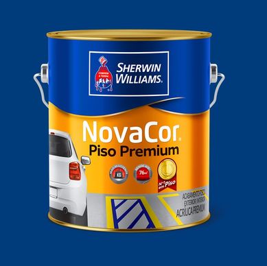 Tinta Fosco Exterior e Interior Novacor Piso 3,6L Azul