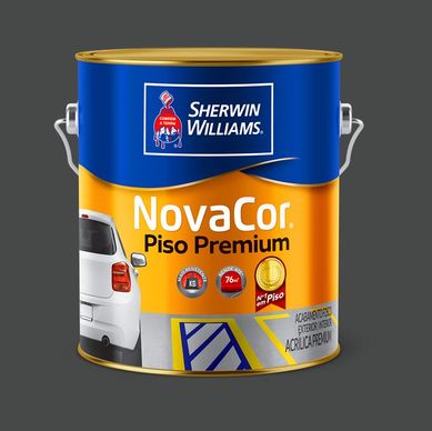 Tinta Fosco Exterior e Interior Novacor Piso 3,6L Chumbo