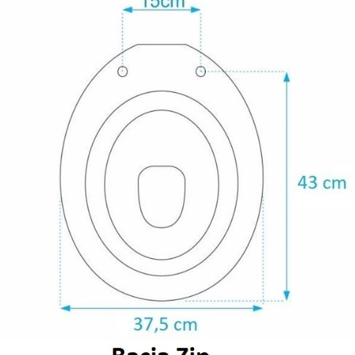 Assento Sanitário Universal Termofixo Branco, marca Tupan - Foto 2