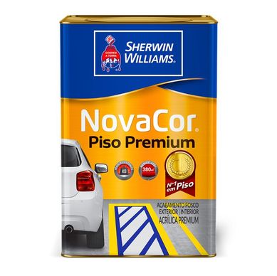 Tinta Fosco Exterior e Interior Novacor Piso 18L Branco