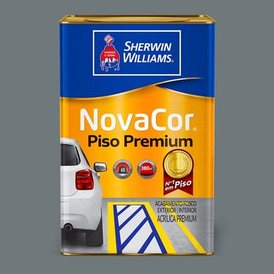 Tinta Fosco Novacor Piso Liso 18L Cinza