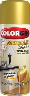 Spray 350ml Metallik Brilhante Dourado