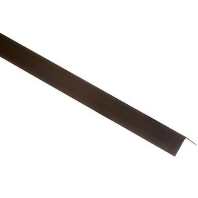 Cantoneira L 1/2 3m Al, Preto Decal