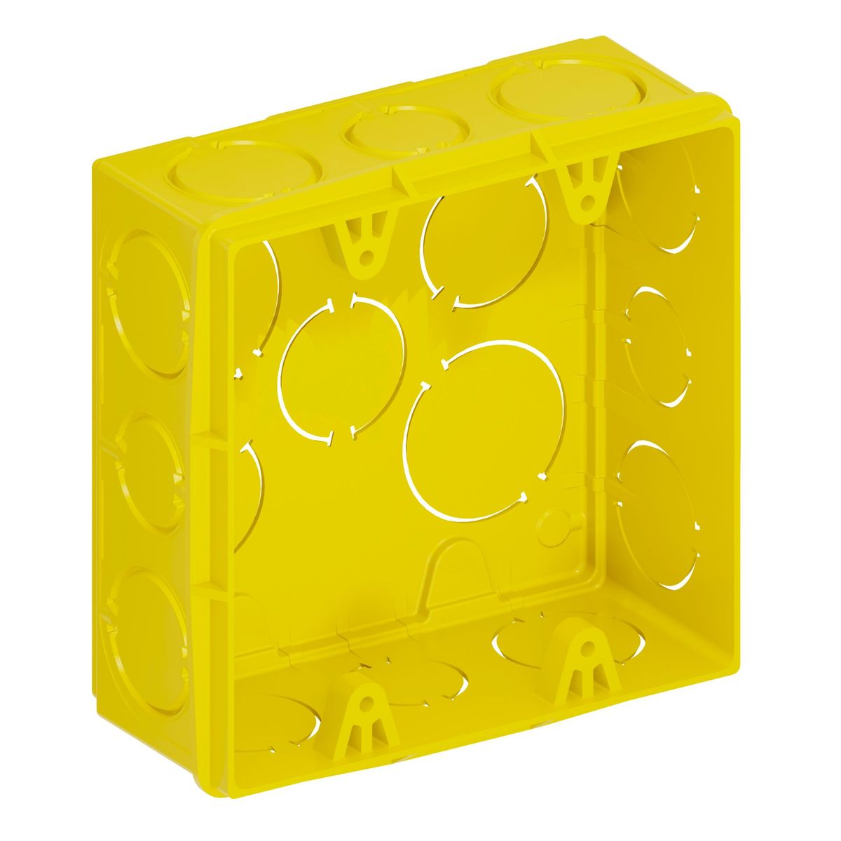 Caixa Embutir Caixa De Luz 4X4 Amarela, marca Tigre - Foto Principal