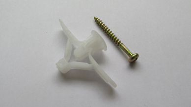 Bucha Fly Nylon com Parafuso com 2 Peas N.3, 13-23mm