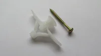 Bucha Fly Nylon com Parafuso com 2 Peças, N.2, 4/16mm