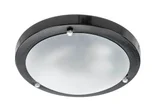 Plafon Nave 2 Lâmpadas, Preto, 31x32x09