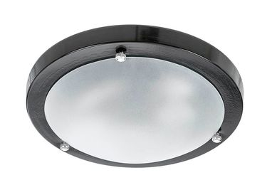 Plafon Nave 2 Lmpadas, Preto, 31x32x09