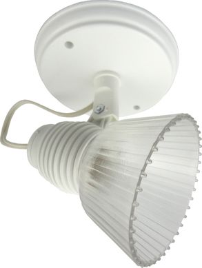 Spot Cristal Lux 1 Lmpada, Branco, 15x12x26