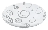 Plafon 2 Lâmpadas Branco Aerado 30x30x9cm