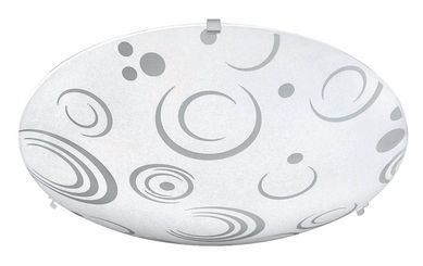 Plafon 2 Lmpadas Branco Aerado 30x30x9cm