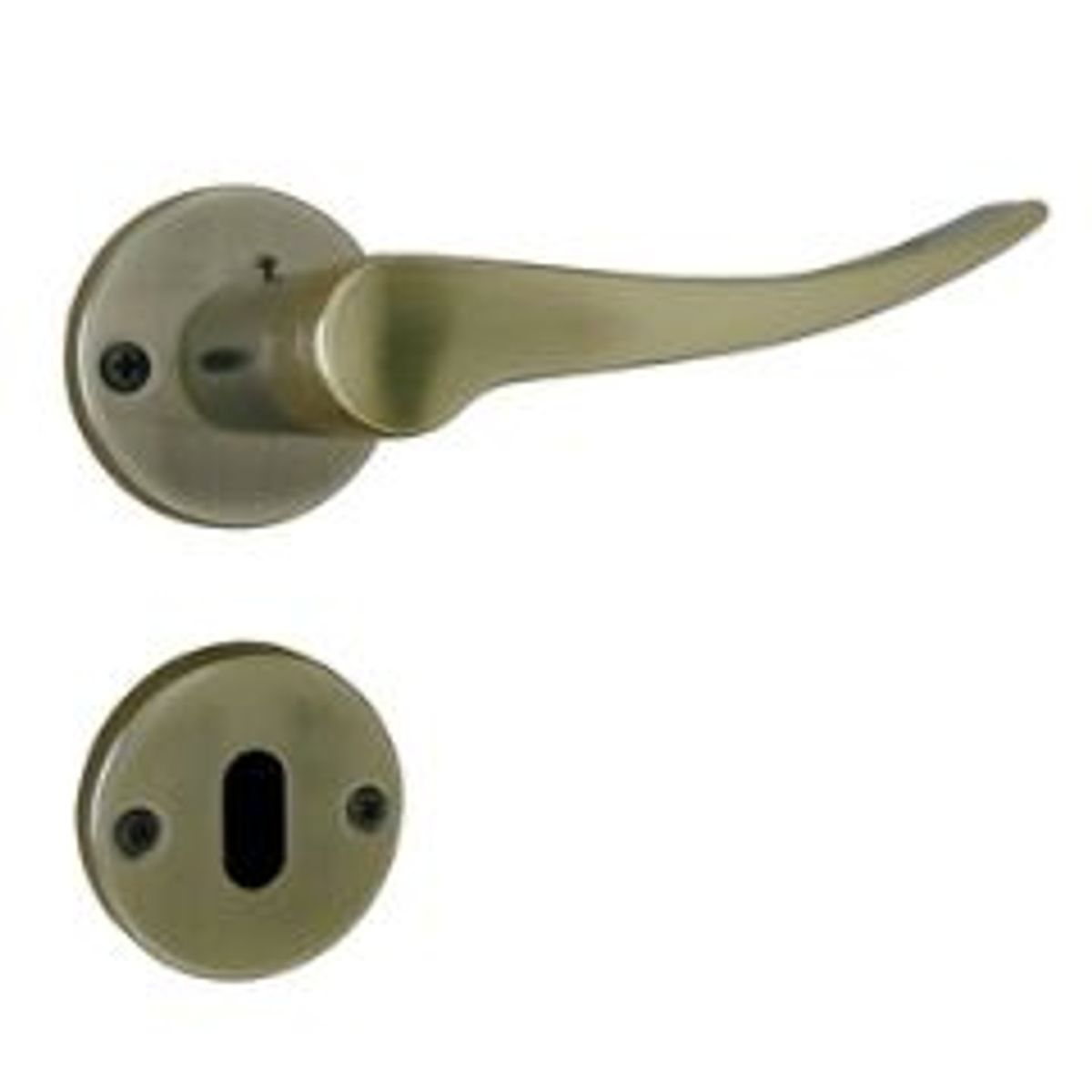 Fechadura Interna Millenio Stilo 1042 Bronze Latonado, marca Aliança - Foto Principal