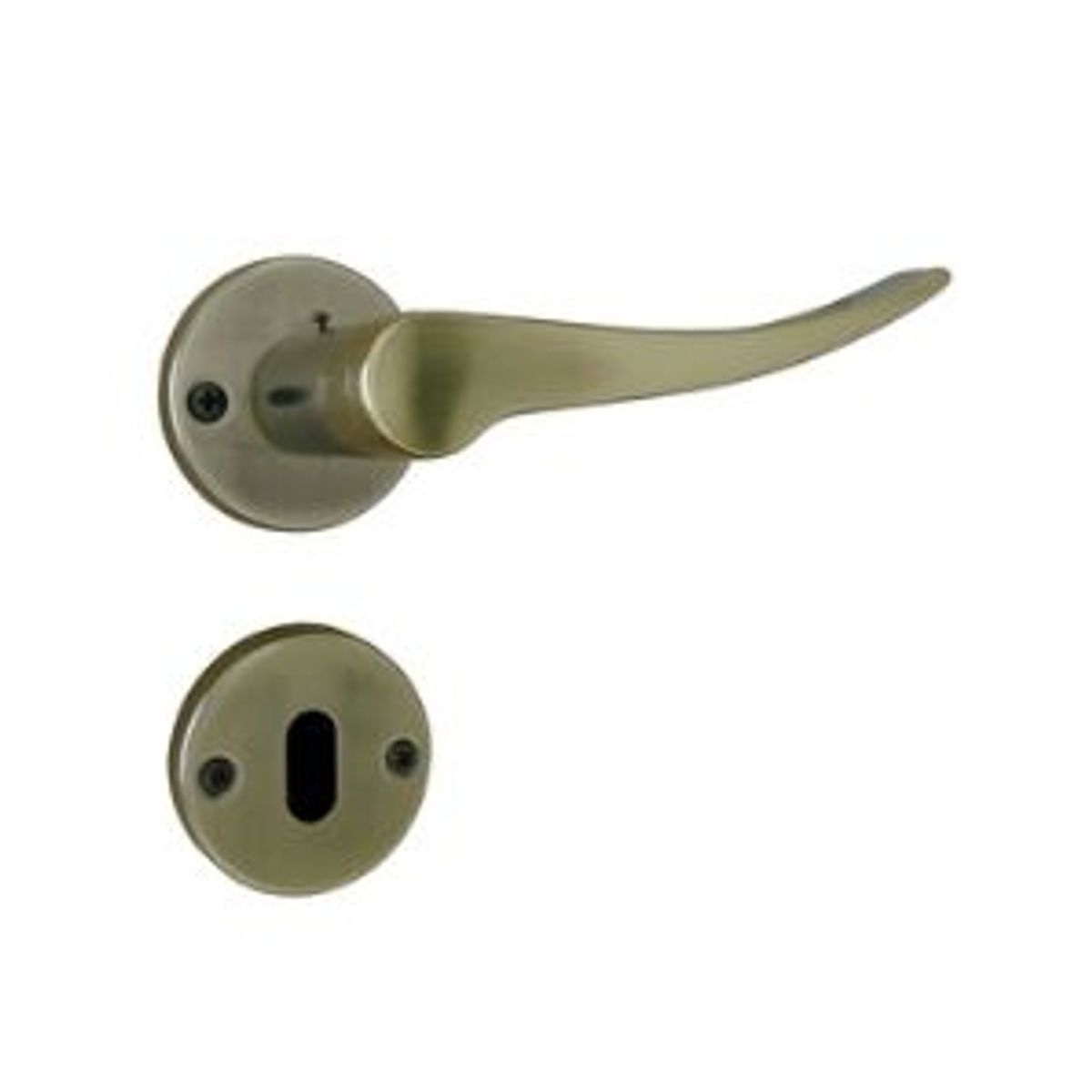 Fechadura Interna Millenio Stilo 1042 Bronze Latonado, marca Aliança - Foto Principal