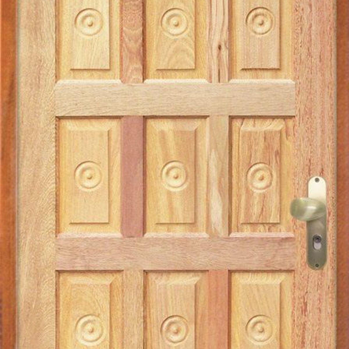 Porta Montada Torneada com Fechadura Esquerdo 210x82cm, marca LG Sidney - Foto Principal