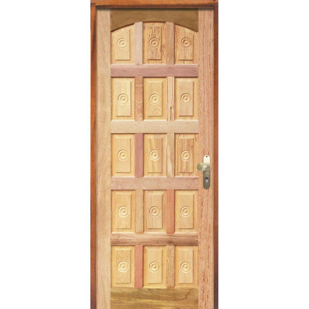 Porta Montada Torneada com Fechadura Esquerdo 210x82cm, marca LG Sidney - Foto Principal