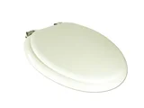 Assento Sanitário Oval de Madeira Classic Creme