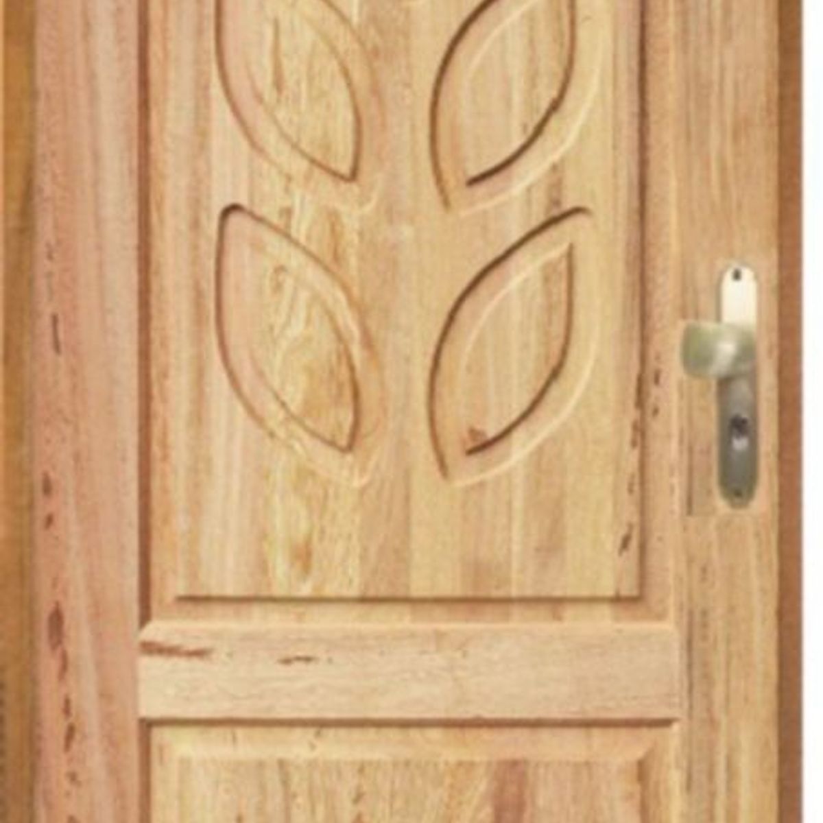 Porta Montada de Giro Madeira Macica Angelim Natural Esquerda 210x82x12cm Renascer, marca LG Sidney - Foto Principal