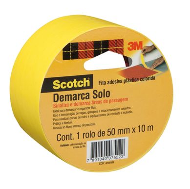 Fita para Demarcao de Solo 50, Amarelo Amarelo