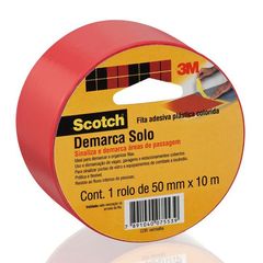Fita para Demarcação de Solo 5, Vermelho Vermelho