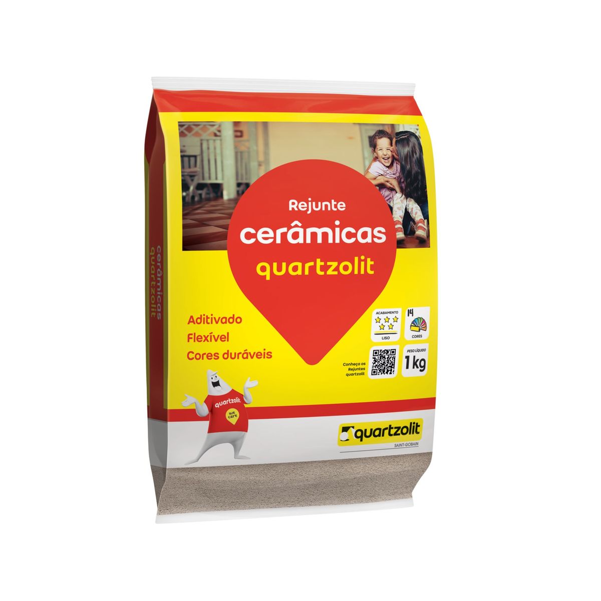 Weber Quartzolit - Rejunte Flexível, Marrom Café, 1kg