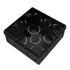 Caixa 4X4 Eletroduto Roscável Preto