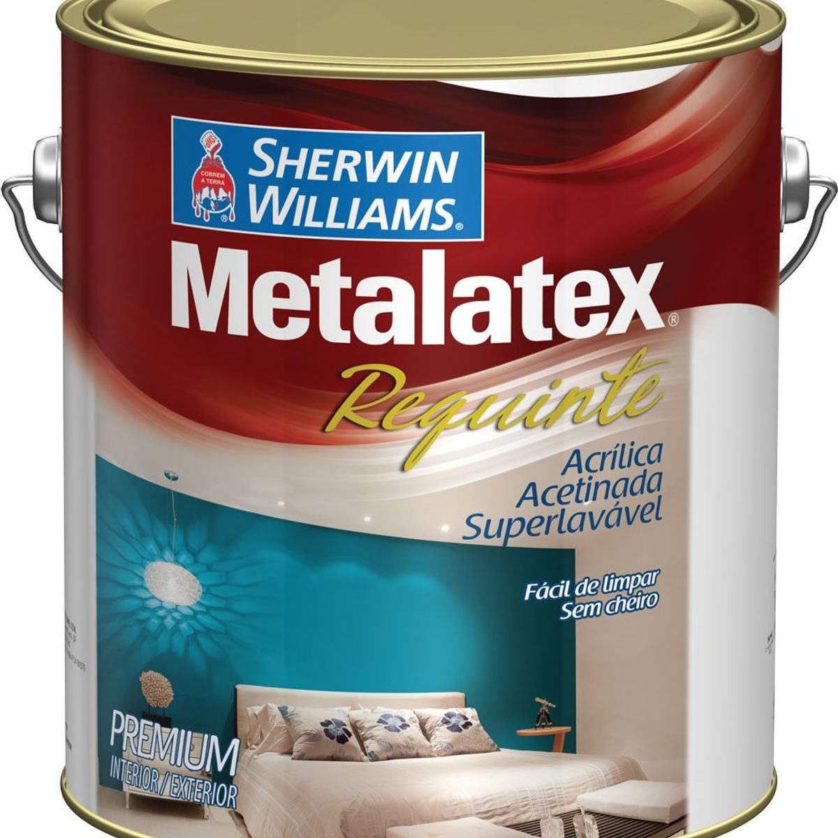 Tinta Acetinado Metalatex Requinte Premium 3,6L Vanilla, marca Sherwin Williams - Foto Principal