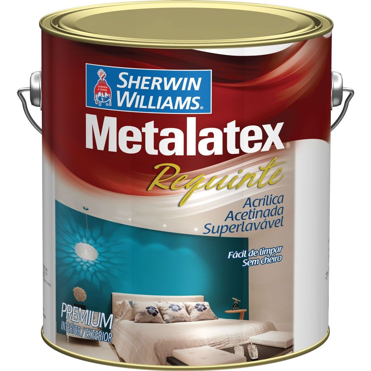 Tinta Acetinado Metalatex Requinte Premium 3,6L Vanilla, marca Sherwin Williams - Foto Principal