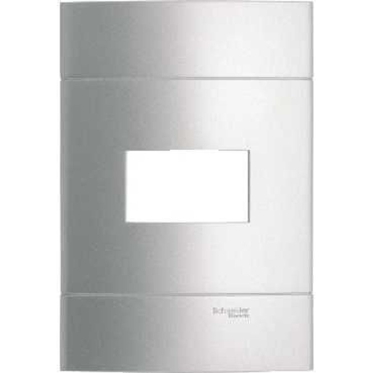 Placa Decor Prata Artico 4X2 1 Posto, marca Schneider - Foto Principal