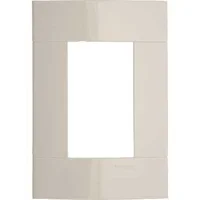 Placa Decor Marfim Saara 4X2 3 Postos